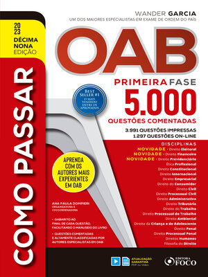cover image of Como passar OAB Primeira Fase